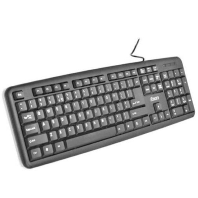 FOXIN KB-102 USB Wired Keyboard with 1 Year Warranty