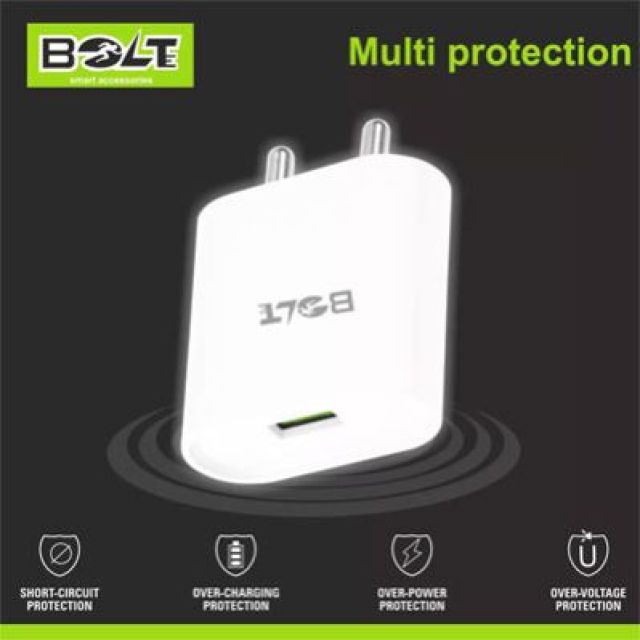 Bolte BTC-01 - 2.1Amp Fast Charger with USB Micro Cable 1M