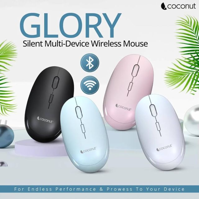 COCONUT Glory Wireless Mouse + Bluetooth