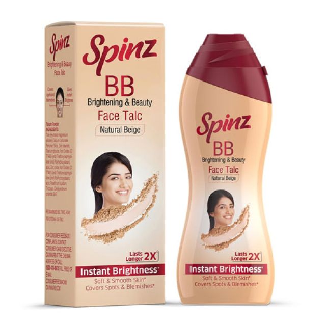 Spinz BB Brightening & Beauty Face Talc 70g