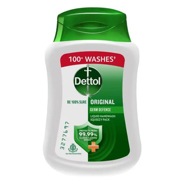 100ml Dettol Squezy Original Hand Wash - Germ Defence