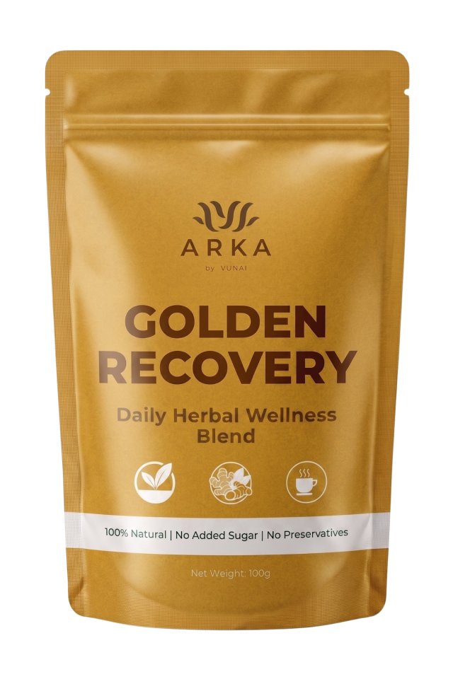 ARKA by VUNAI Golden Recovery 100g | Turmeric Ginger & Black Pepper