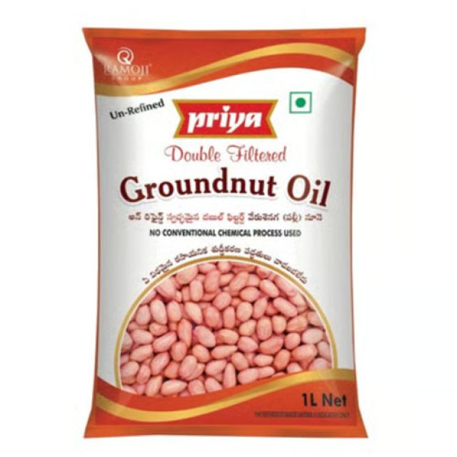 Priya Double Filtered Groundnut oil 1L