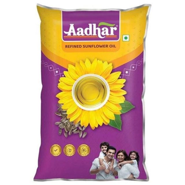 Aadhar Refined Sunflower Oil 800g