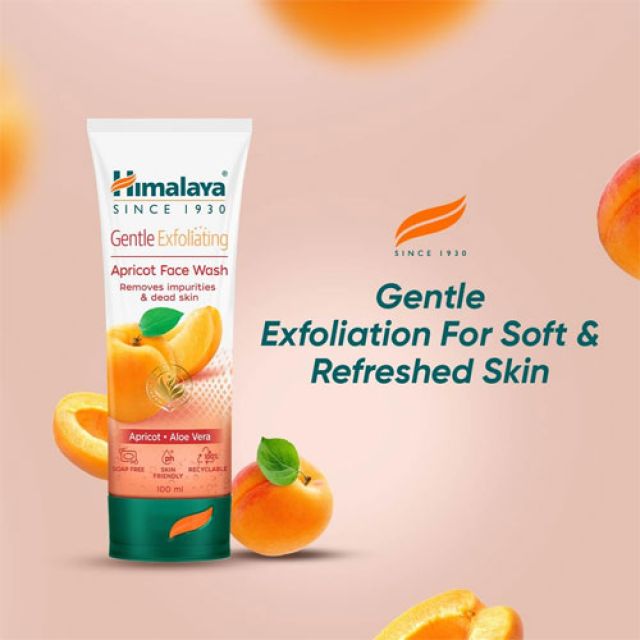 50ml Himalaya Gentle Exfoliating Apricot Face Wash