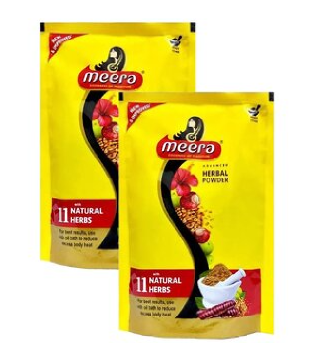 Pack of 2 Meera Herbal Powder 38g (2 X 38g)