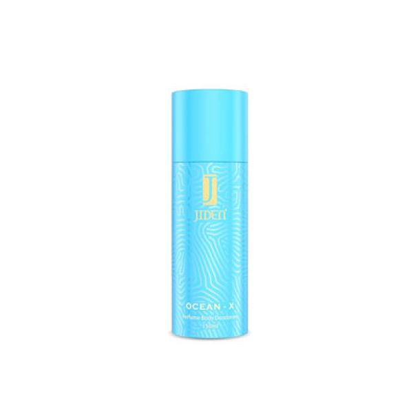 Jiden Ocean-X Luxury Deo For Man with Seawater Mint Lemon, Cedar and Jasmine Notes | Long Lasting Body Perfume Deo - 150ml