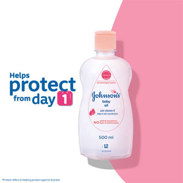 Johnson’s Baby Oil With Vitamin E 100ml, 200ml