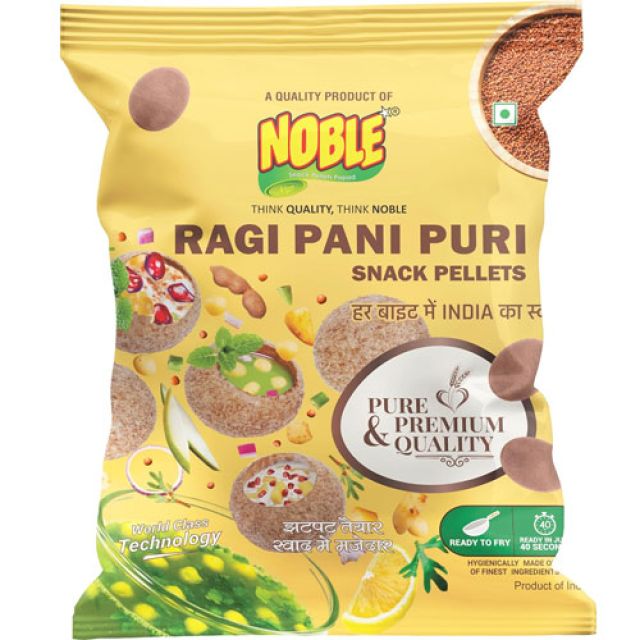 500g Nobel Pure Premium Ragi Pani Puri Snack Pellets