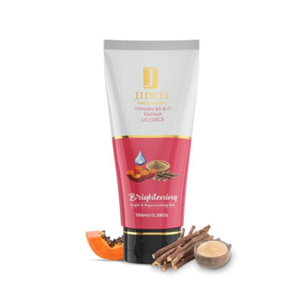 45ml Jiden Face Wash Vitamin B3 & C Papaya Licorice