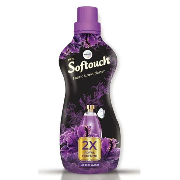 800ml Softouch Purple 2X Royal Perfume After Wash Fabric Conditioner