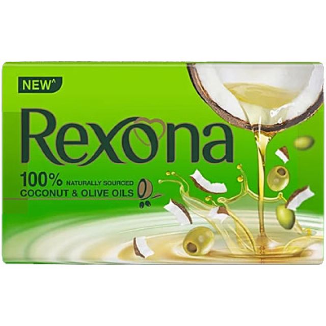 Pack of 4 Rexona Coconut and Olive Oil Soap 4 x 100g