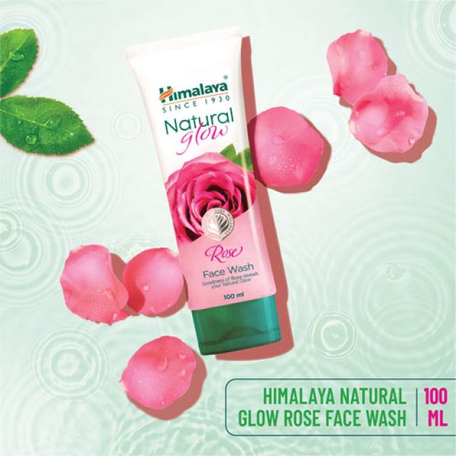 100ml Himalaya Natural Glow Rose Face Wash