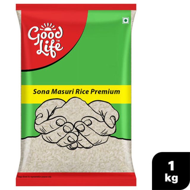 Good Life Premium Sona Masuri Rice 1 kg