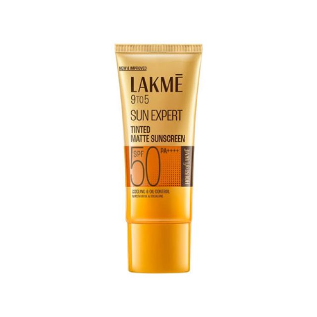 100ml Lakme 9to5 Sun Expert Tinted Matte Sunscreen, SPF 50 PA++++