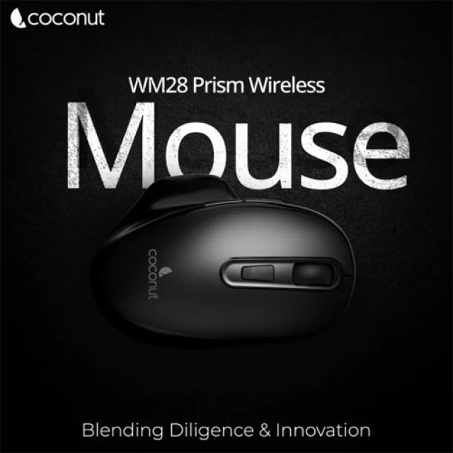 Coconut wm28 Prism - Super Ergonomic Wireless Mouse