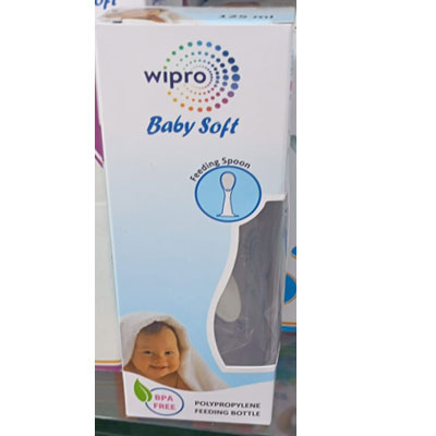 Wipro Baby Soft Feeding Bottle 125ml in...